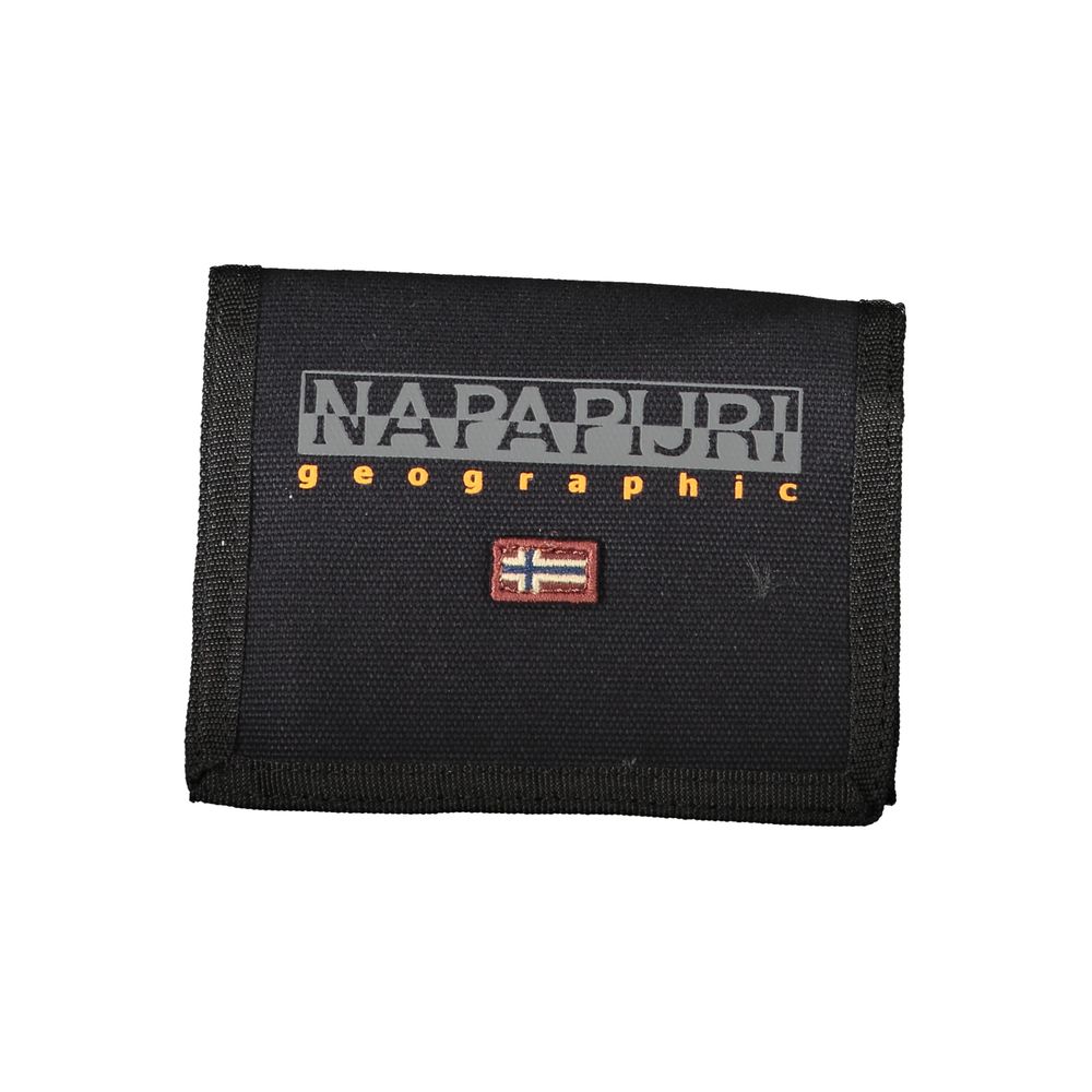 Napapijri Schwarze Baumwollbrieftasche