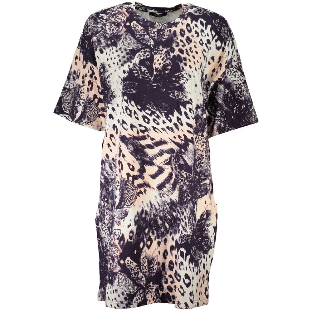 Rosa Baumwollkleid der Cavalli Class