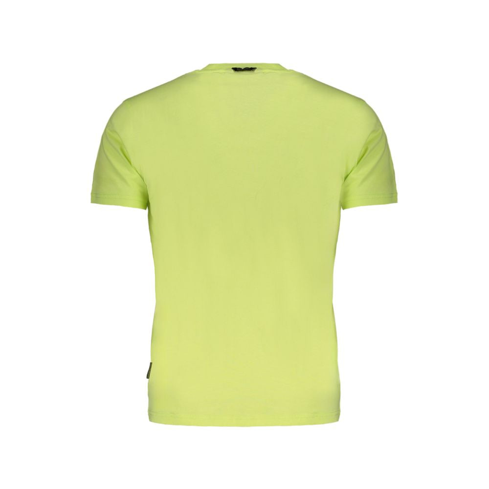 Gelbes Baumwoll-T-Shirt von Napapijri