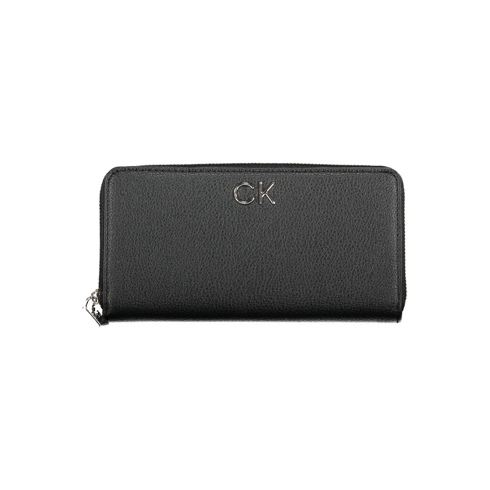 Portofel Calvin Klein negru din polietilenă