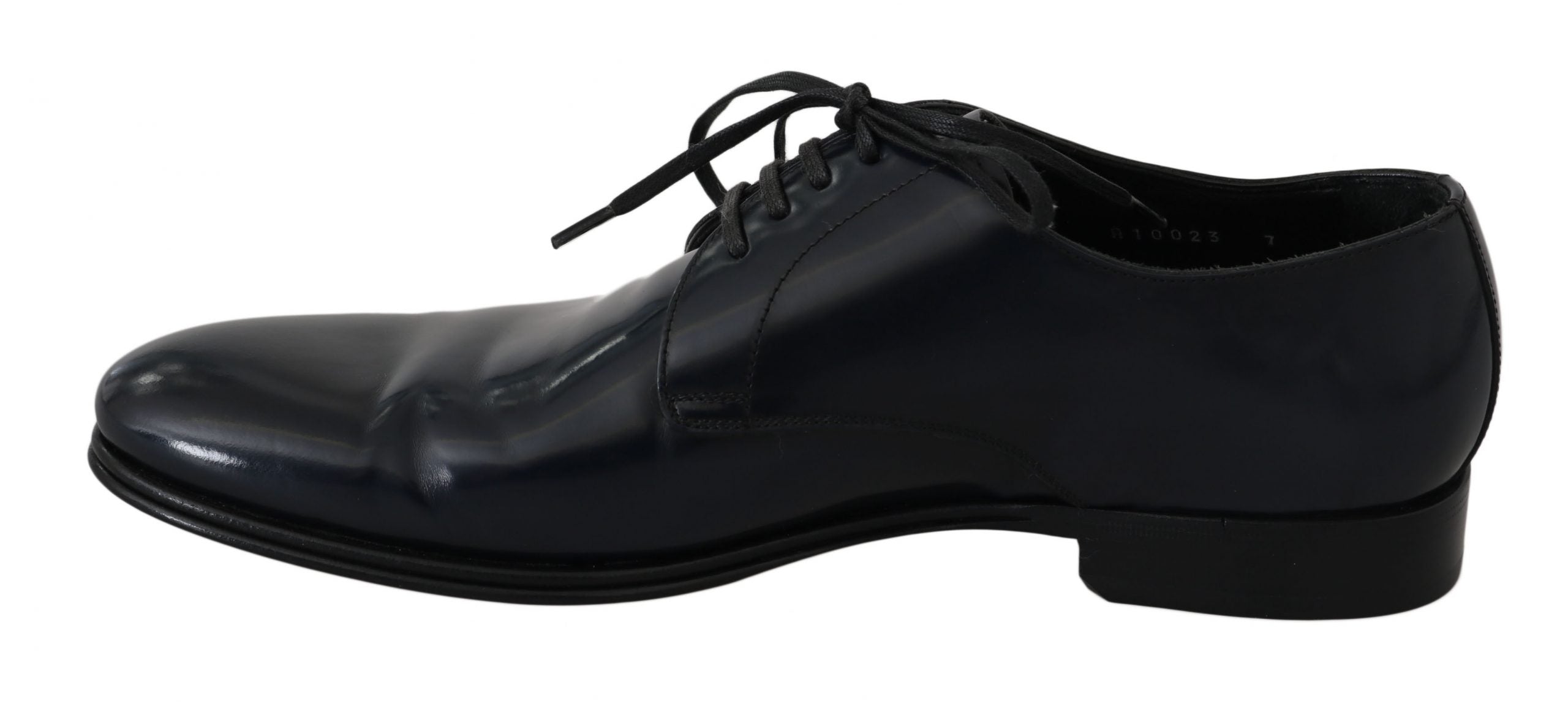 Pantofi eleganti Dolce &amp; Gabbana Derby din piele albastru închis
