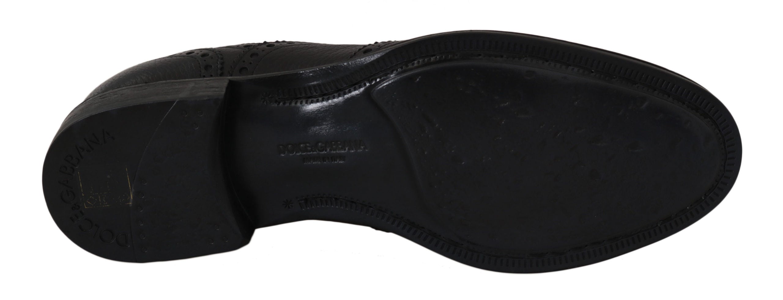 Dolce &amp; Gabbana – Elegante dunkelblaue Derby-Schuhe mit Flügelkappe