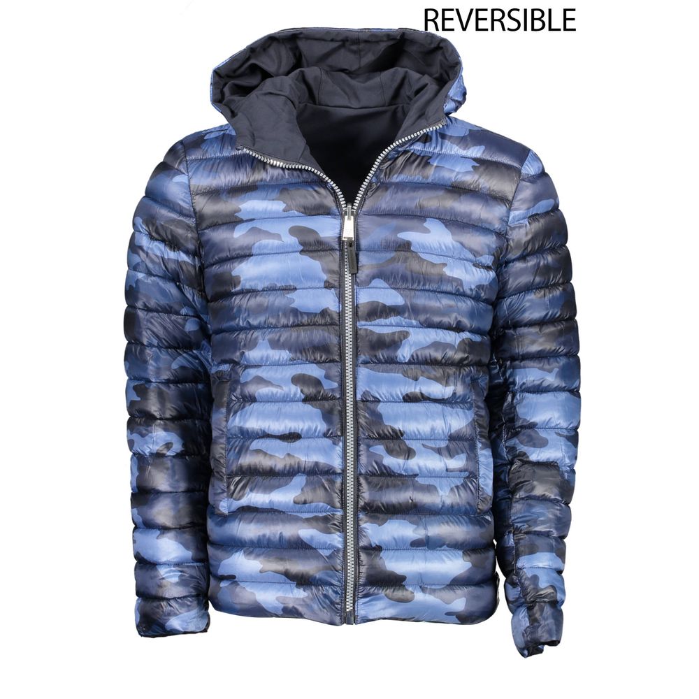 Plein Sport Blue Polyester Jacket