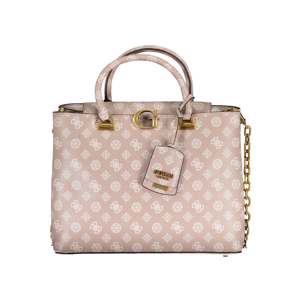 Guess Jeans Pink Polyethylene Handbag