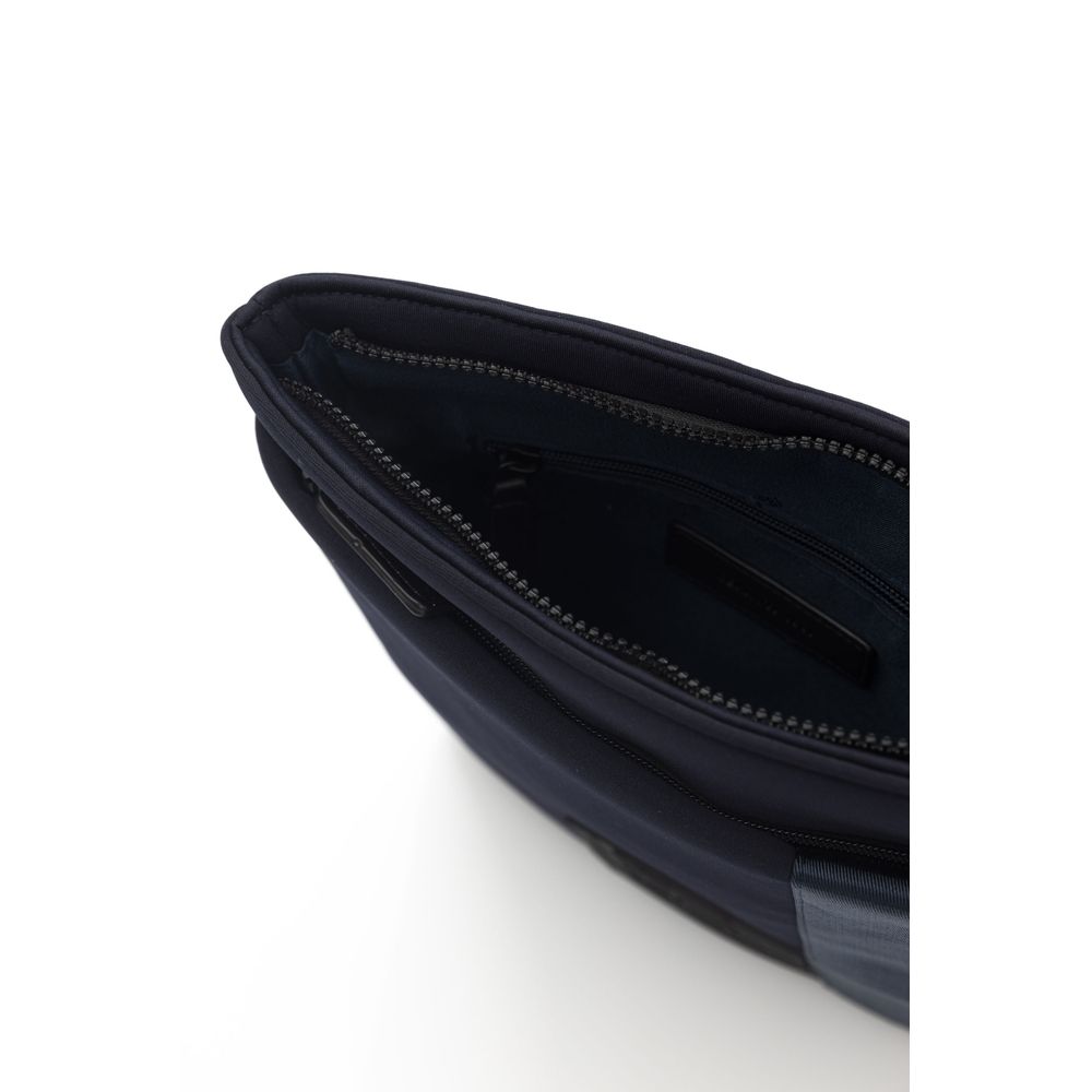 Cerruti 1881 Herren-Umhängetasche aus blauem Polyester