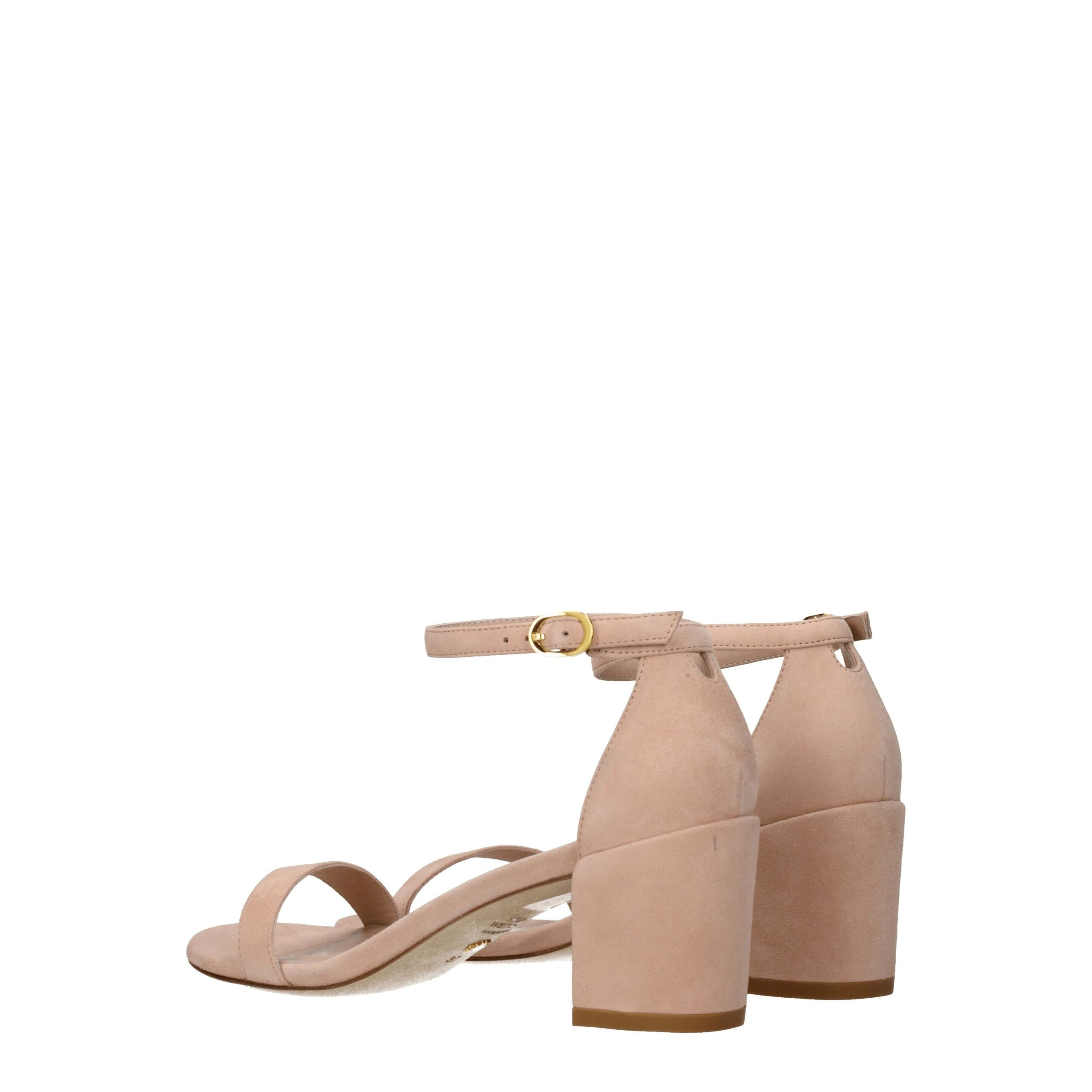 Stuart Weitzman Pink Leather Platforms