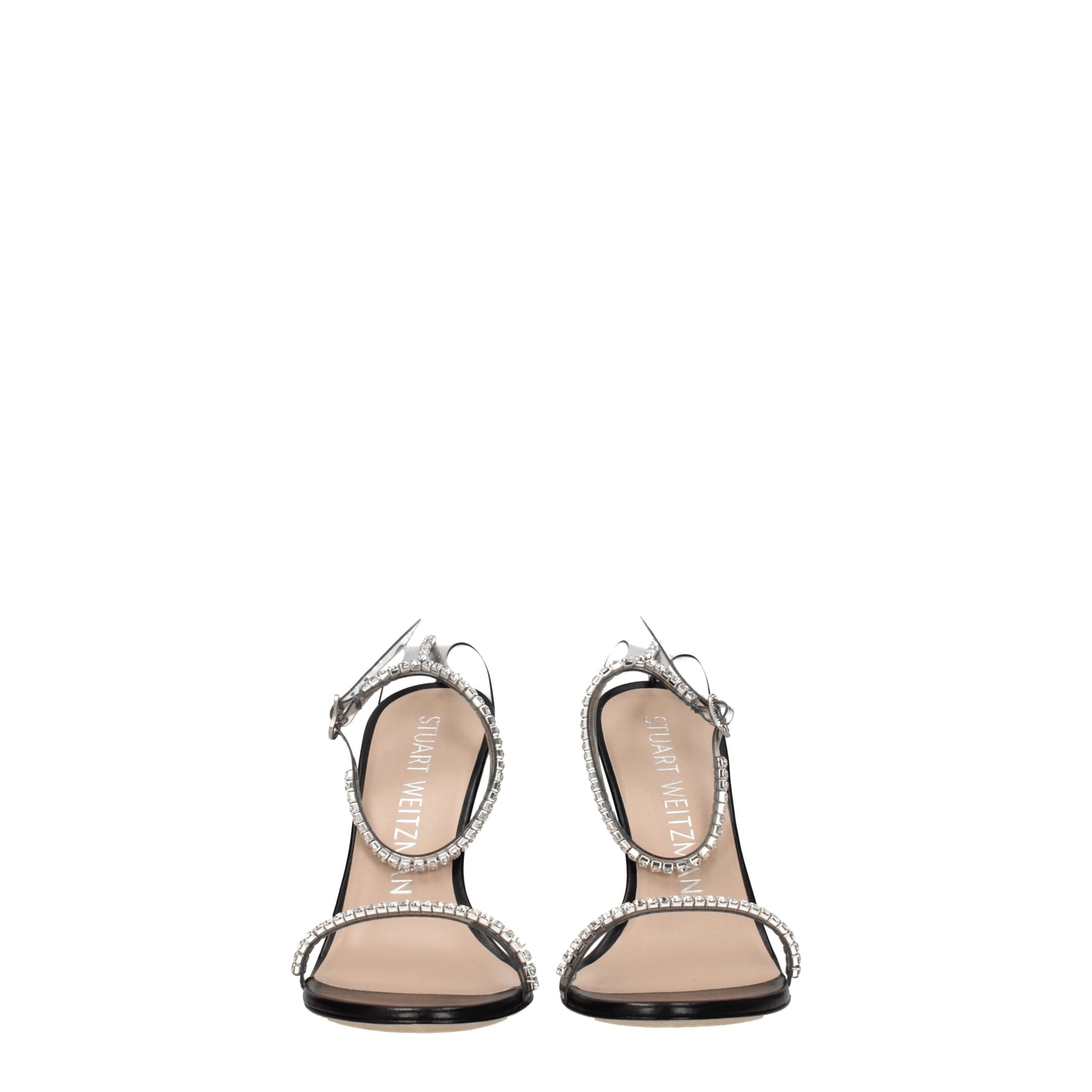 Stuart Weitzman Transparent Pvc Stiletto Heels Sandals