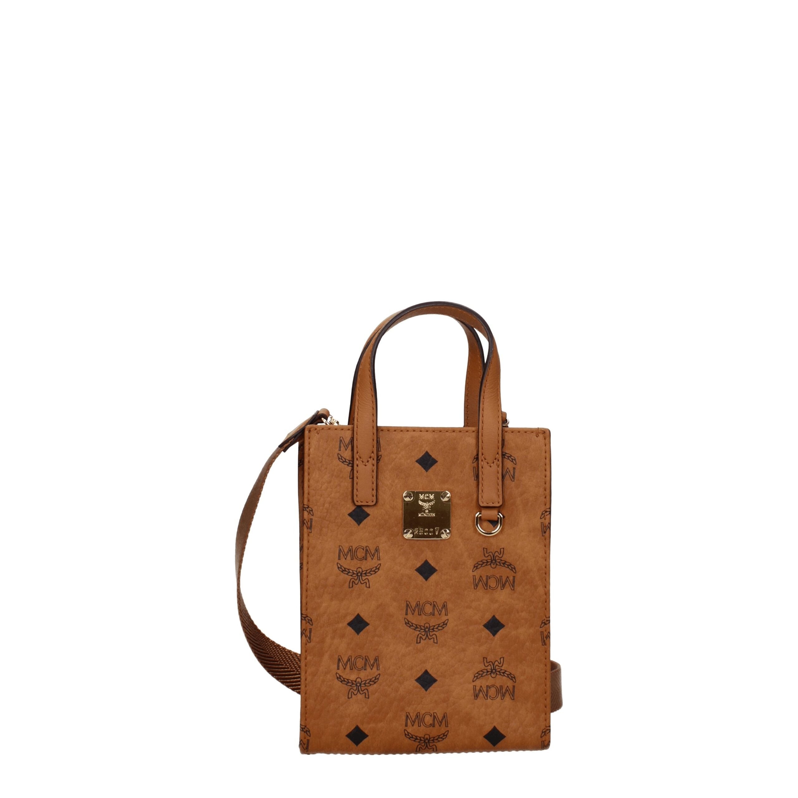 MCM Brown Leather Handbags