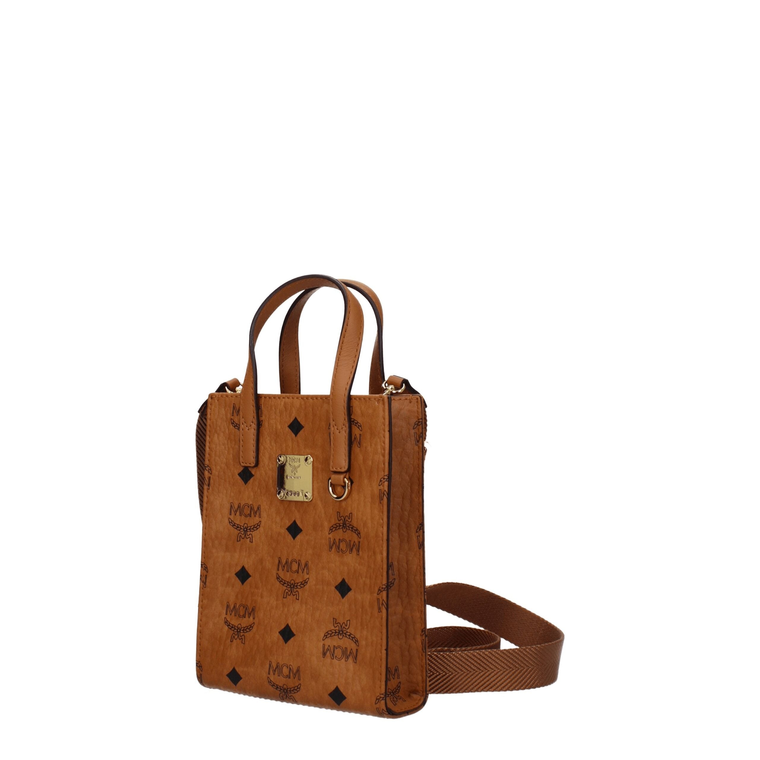 MCM Brown Leather Handbags