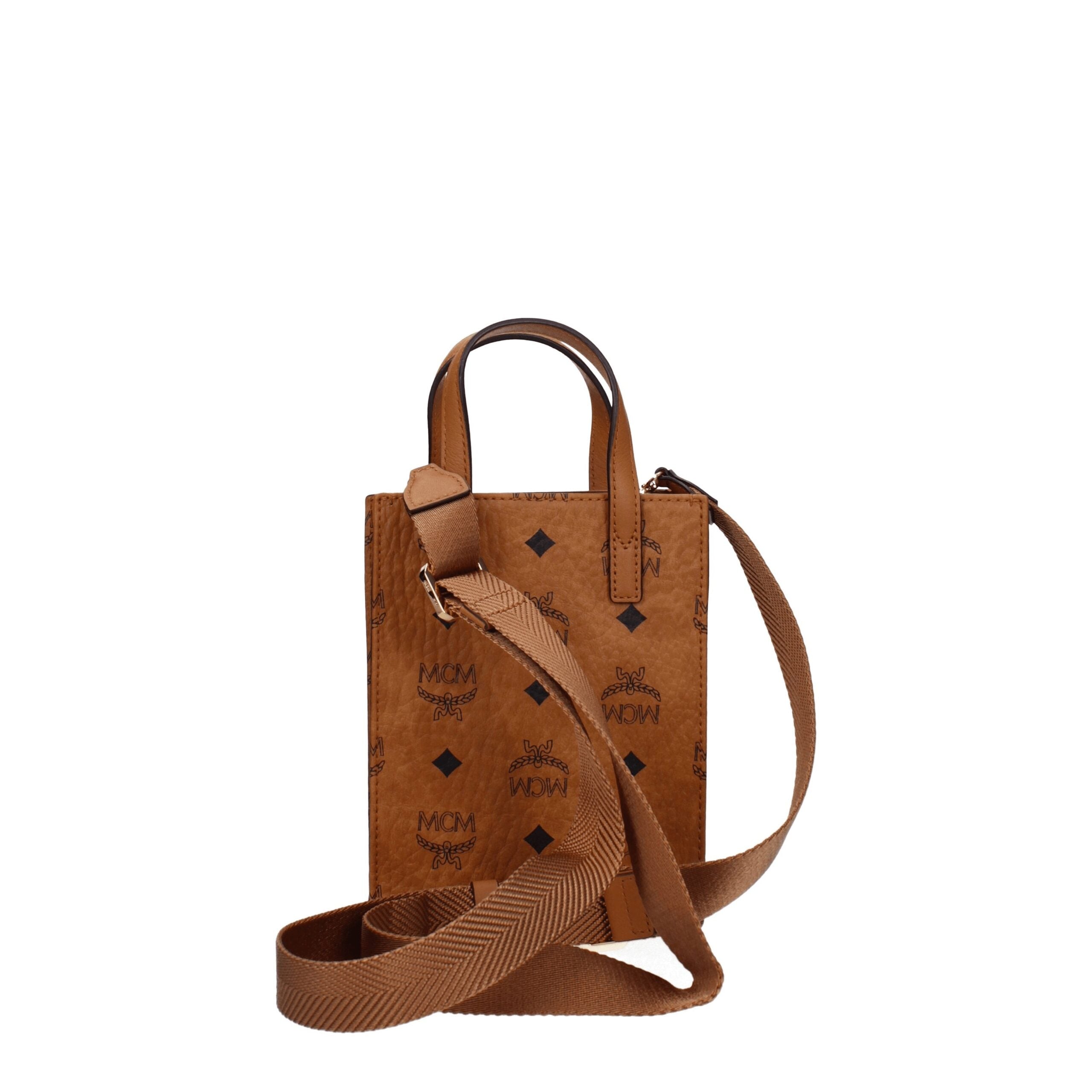 MCM Brown Leather Handbags
