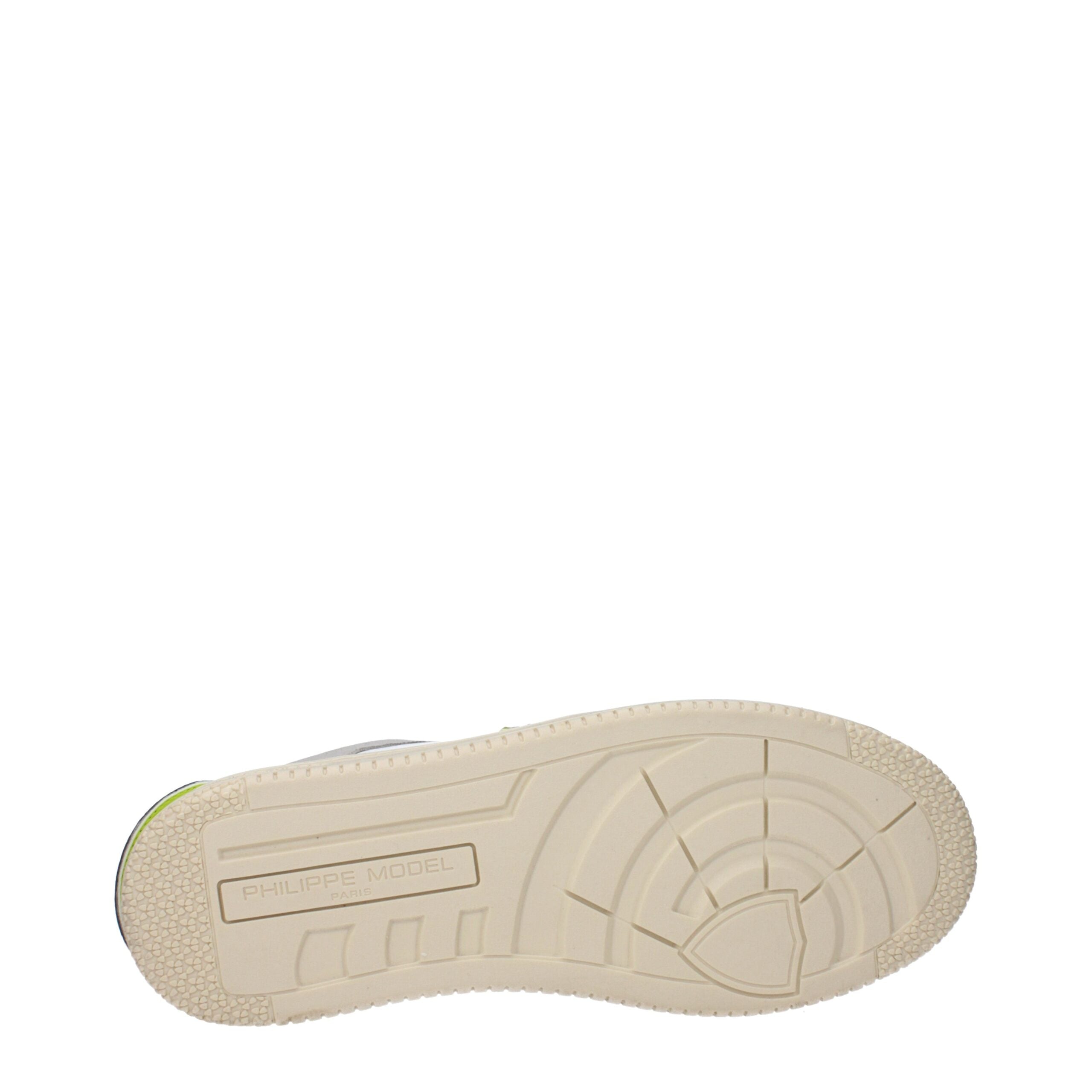 Philippe Model White Leather Sneakers