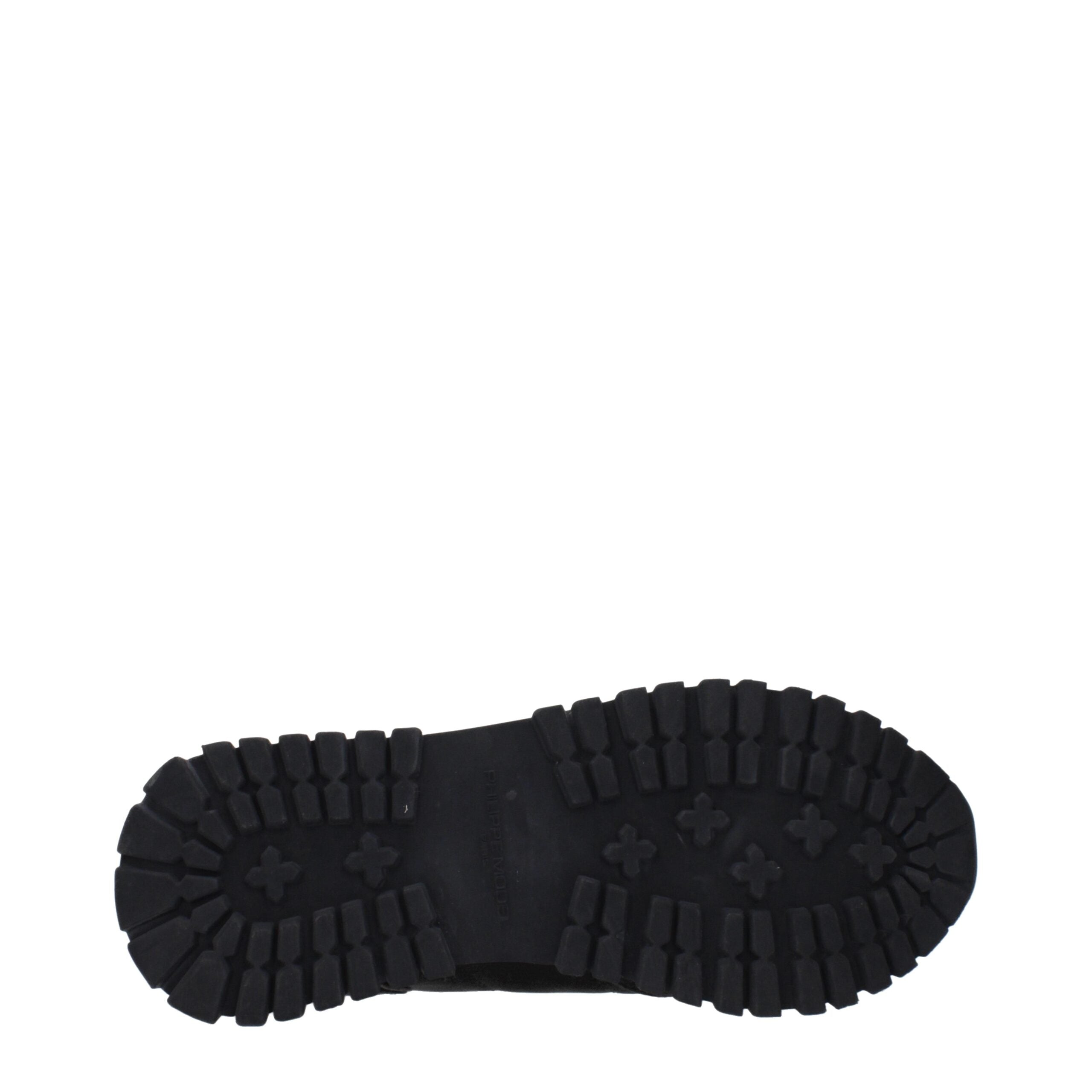 Philippe Model Black Leather Sneakers