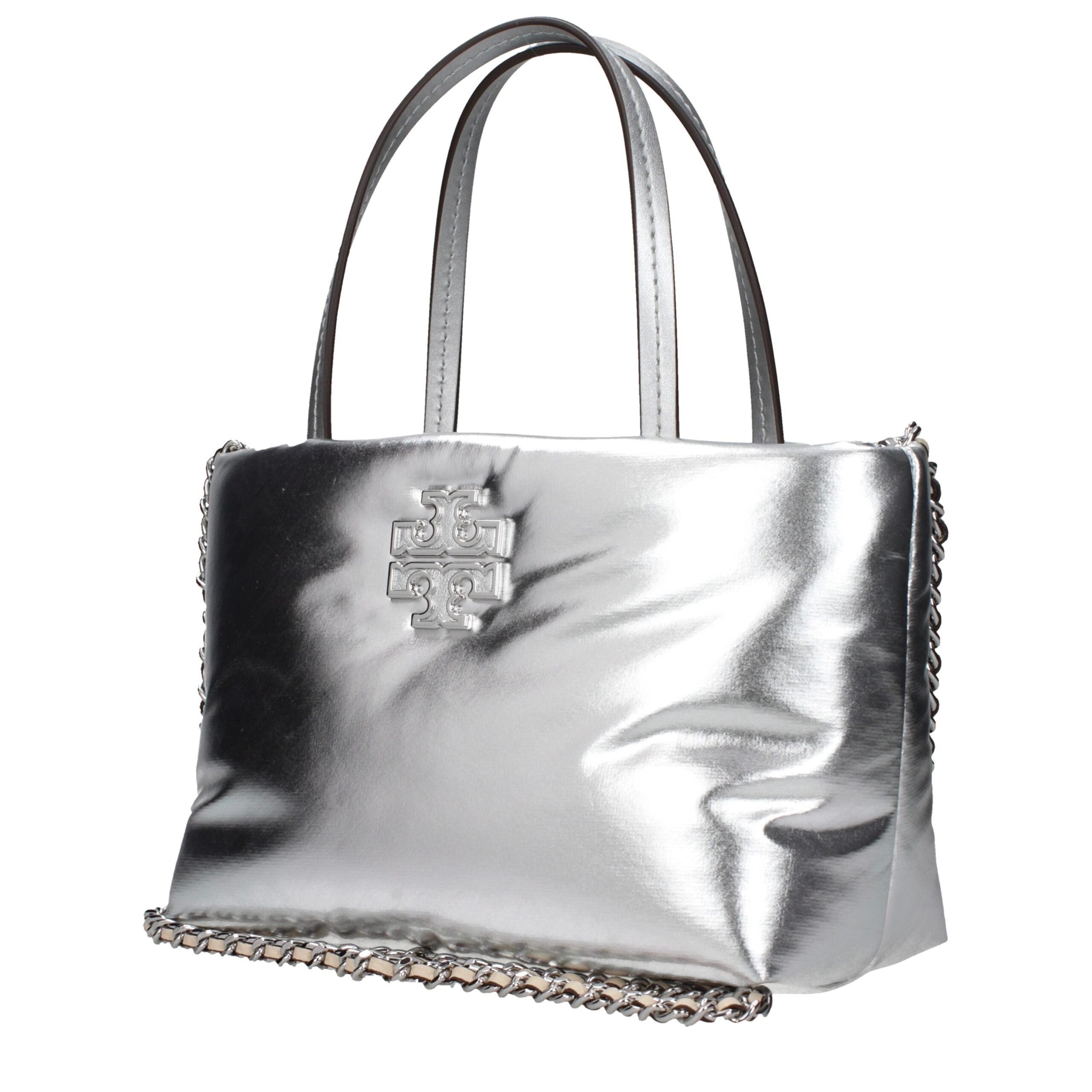 Tory Burch Gray Leather Handbags