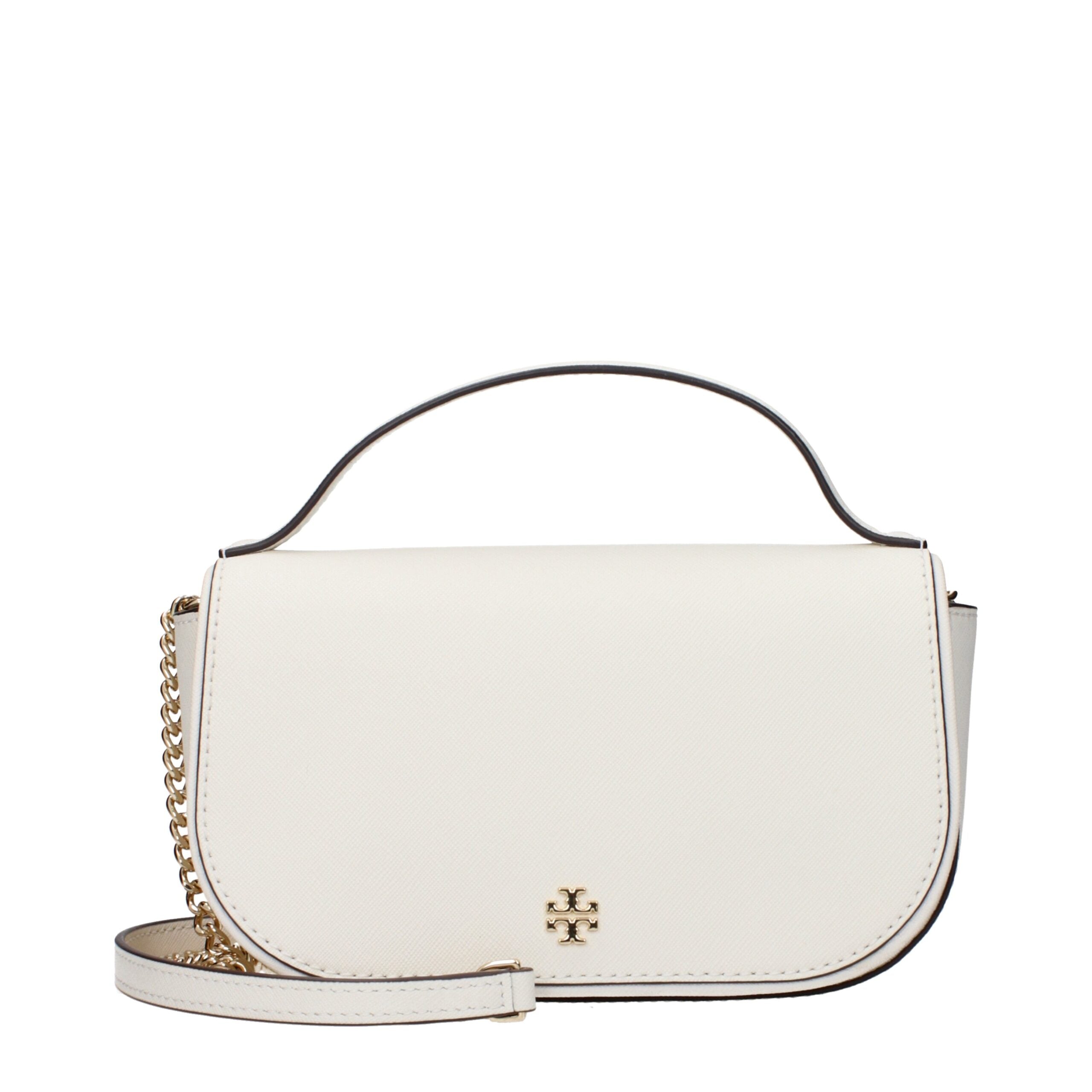 Tory Burch White Leather Handbags