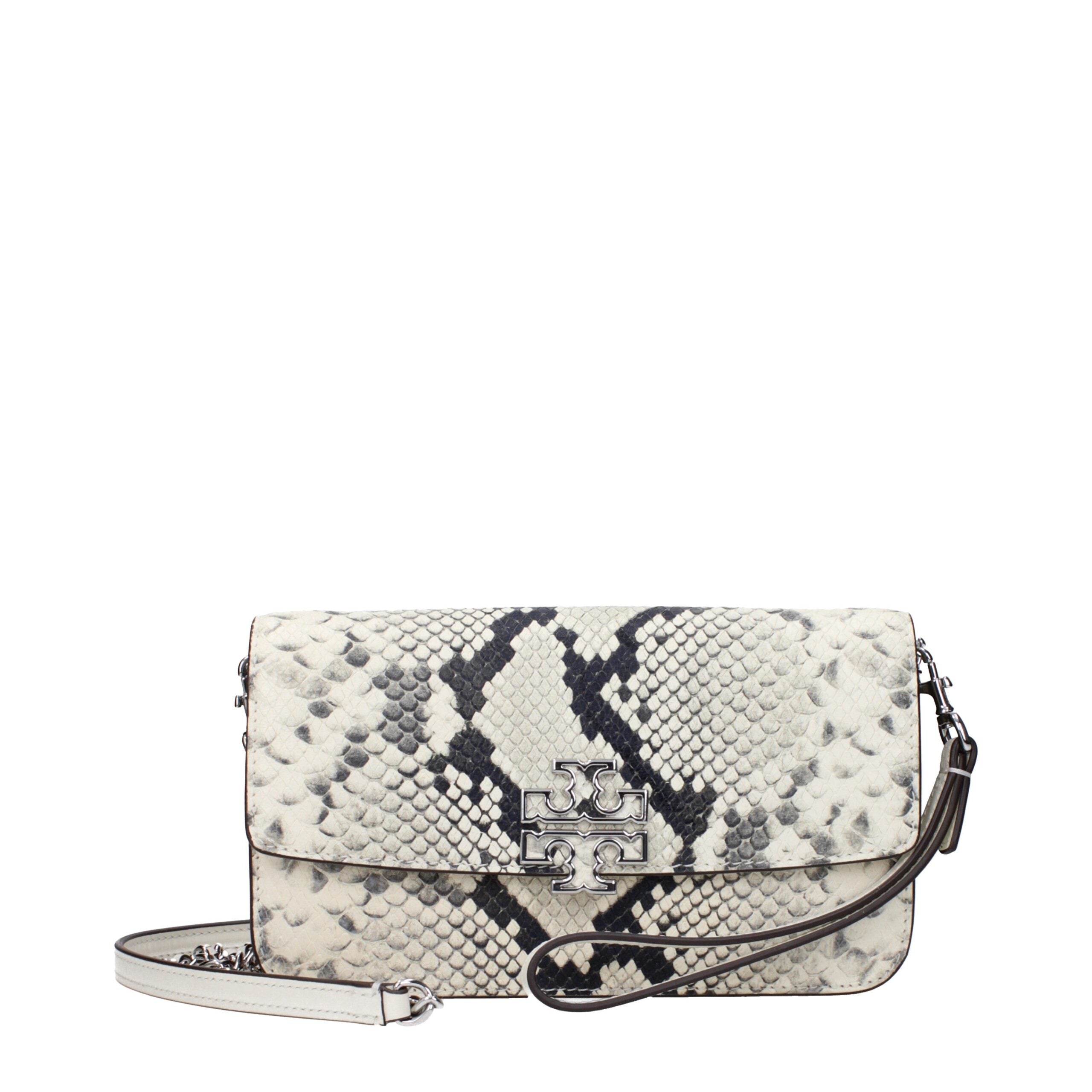 Tory Burch White Leather Clutch Bags
