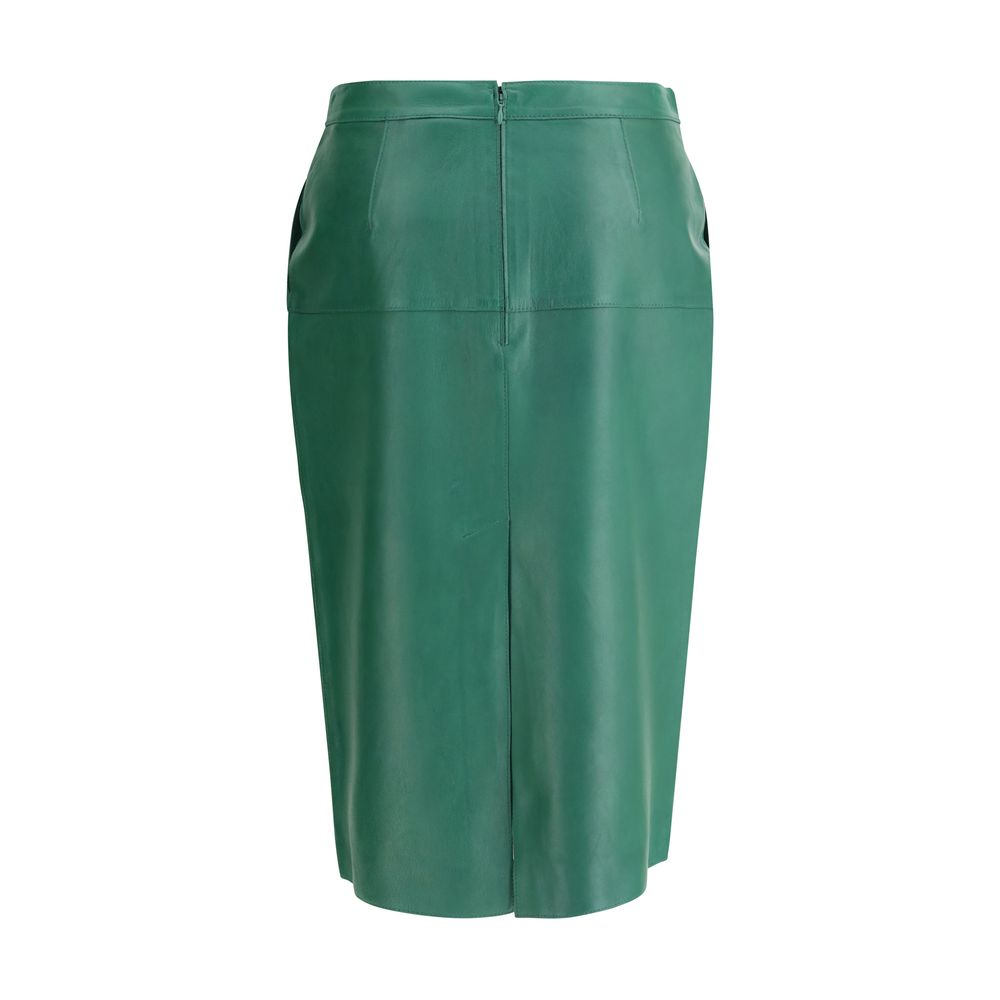 PAROSH Midirock aus Leder