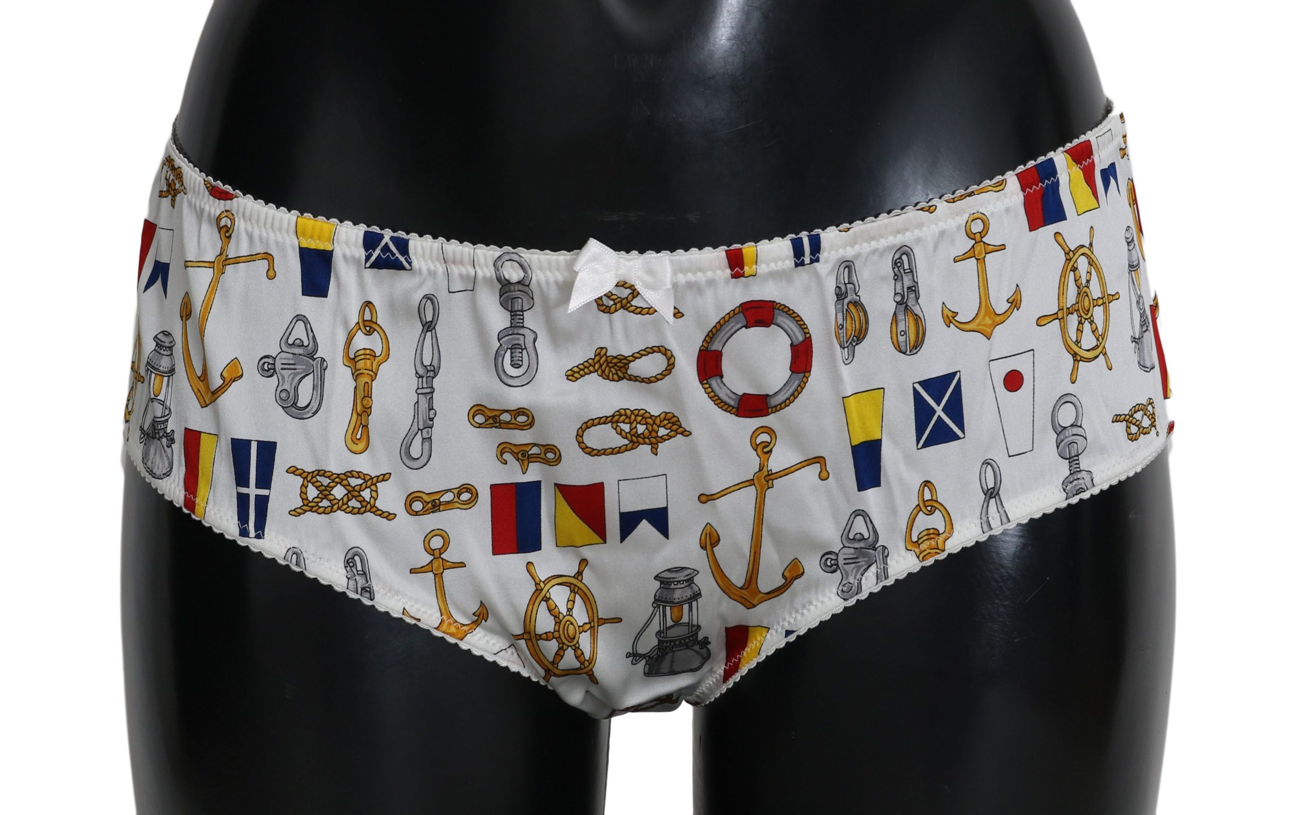 Dolce &amp; Gabbana Chic Sailor Print Damen Unterwäsche