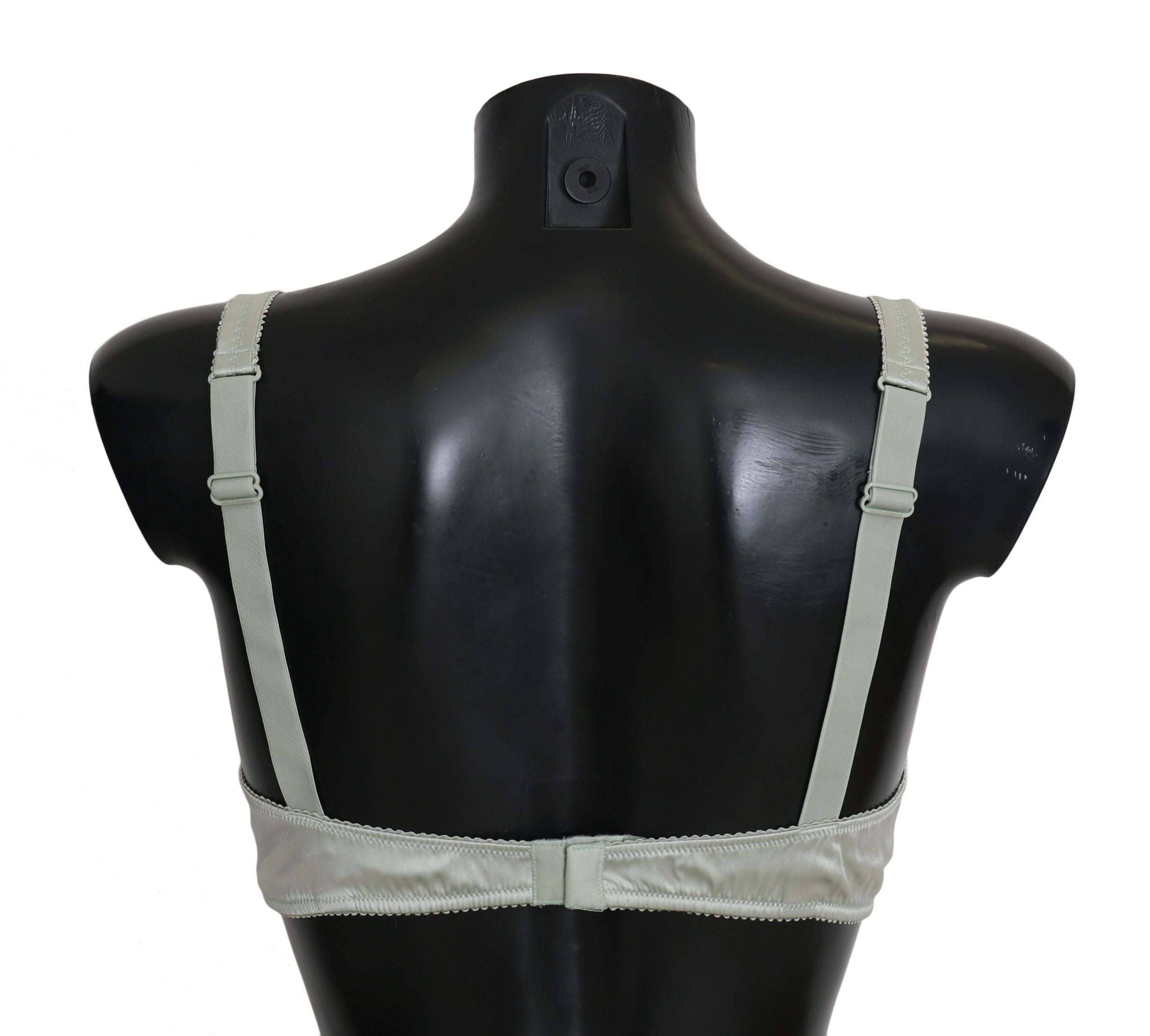 Dolce &amp; Gabbana Eleganter Seiden-BH mit floraler Spitze