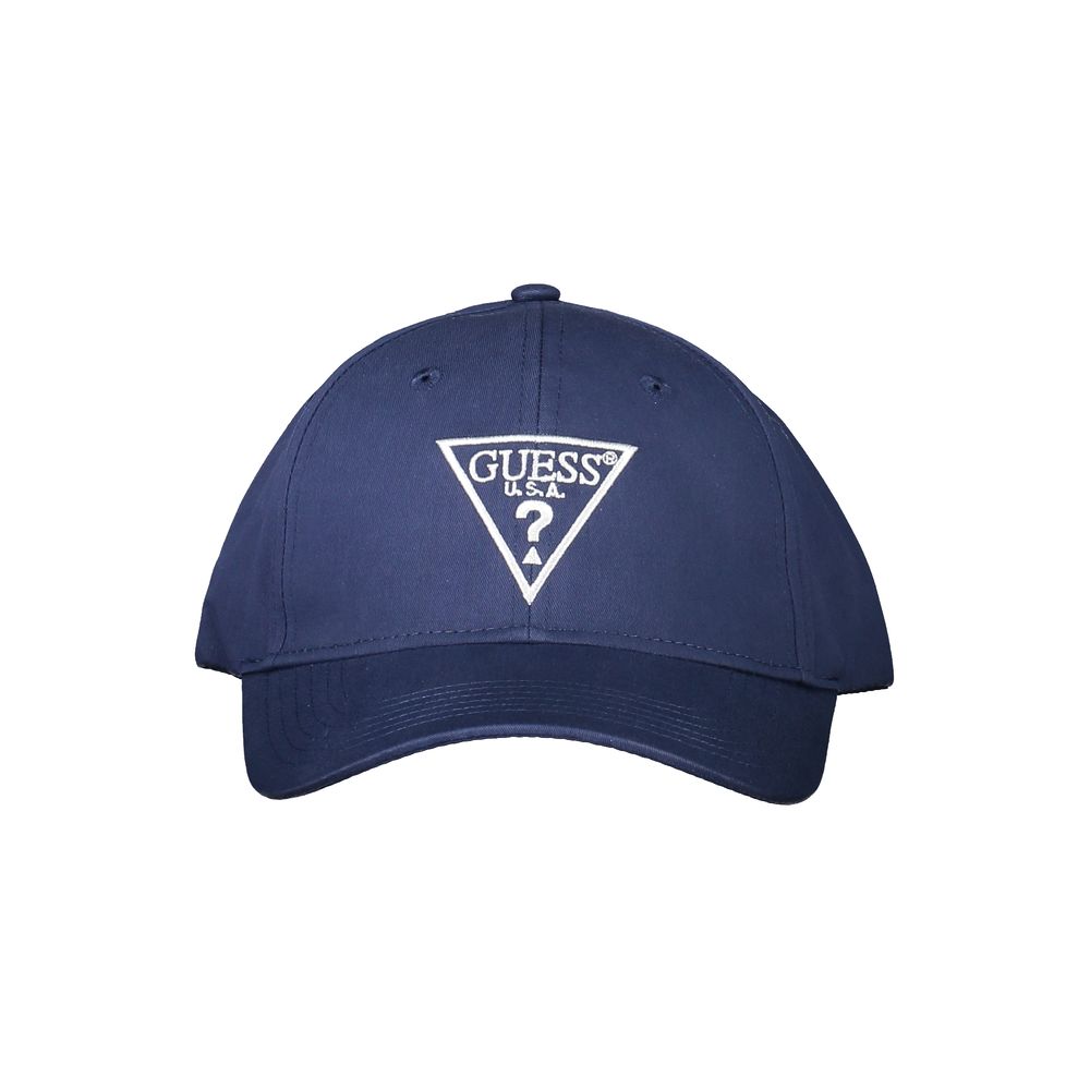 Guess Jeans Blue Cotton Hats & Cap