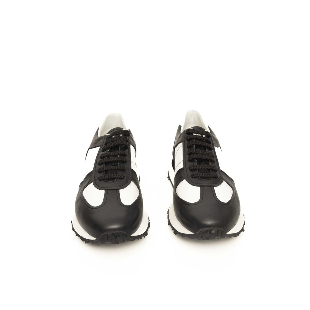 Cerruti 1881 Herren-Sneaker aus schwarzem Kalbsleder