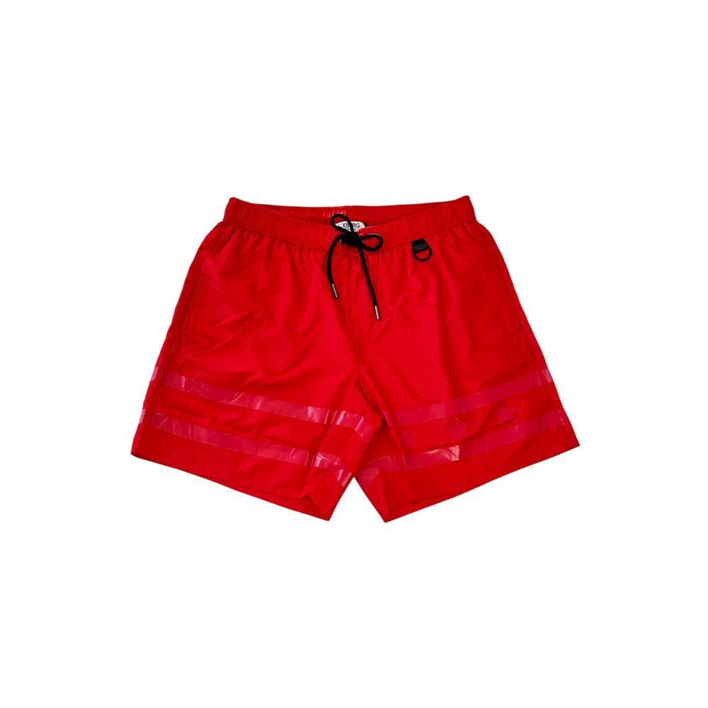 Iceberg Rote Polyester Herren Badeshorts