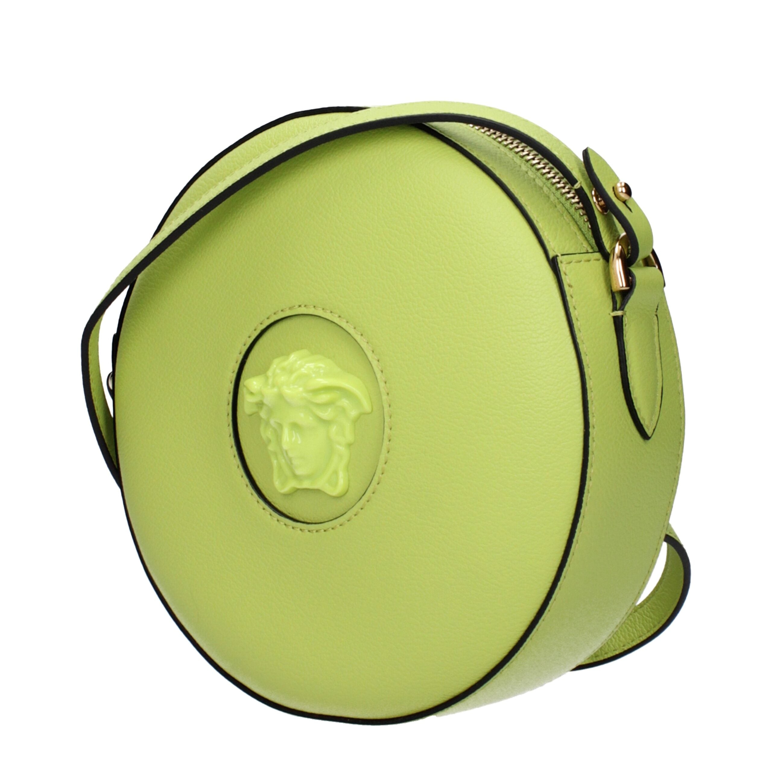 Versace Green Leather Crossbody Bags