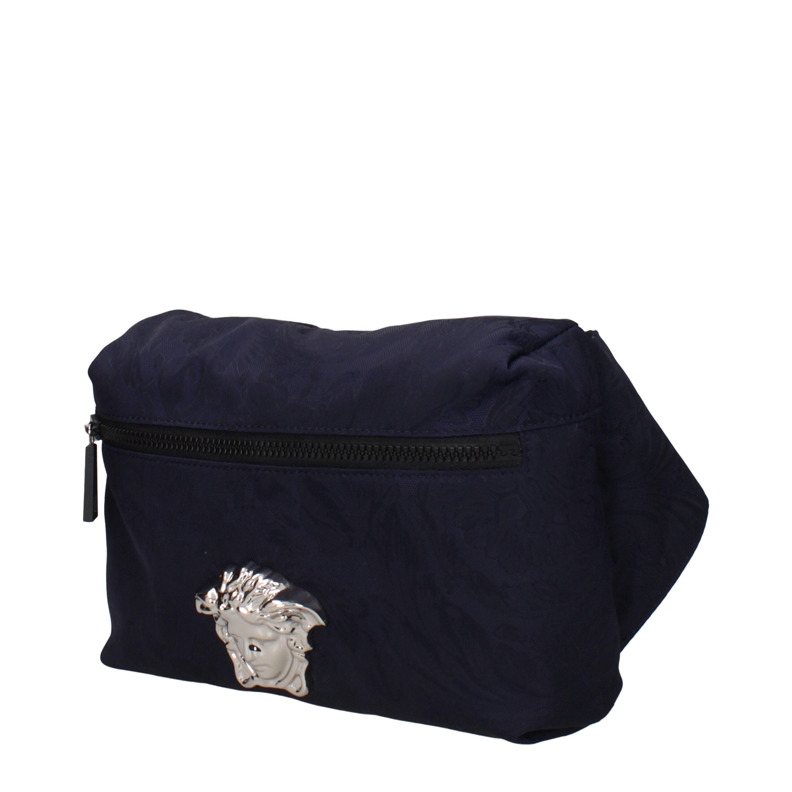Versace Blue Fabric Backpacks