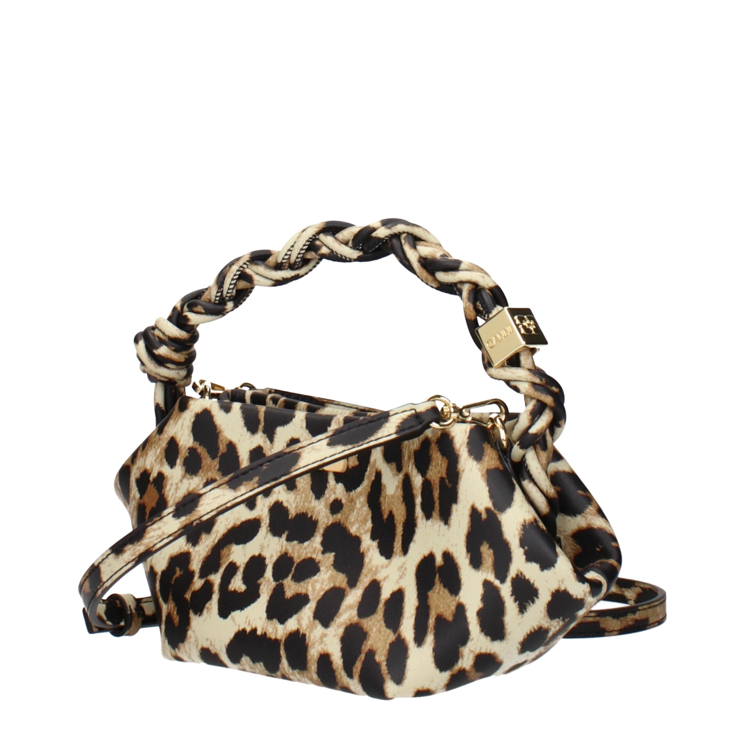 Ganni Brown Leather Handbags