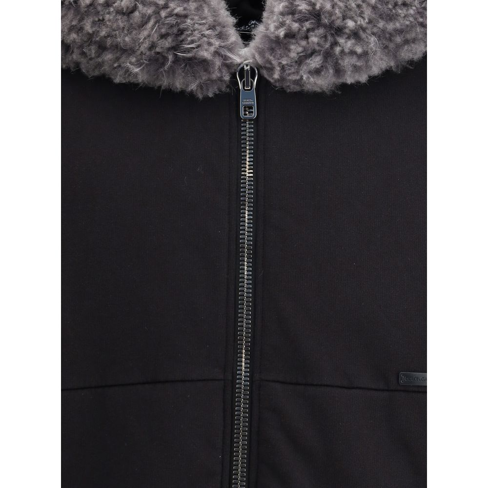 Dolce & Gabbana Black Cotton Sweatshirt