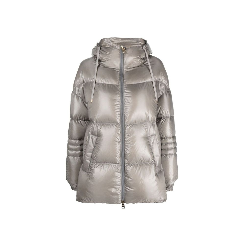 Herno Gray Polyamide Coat