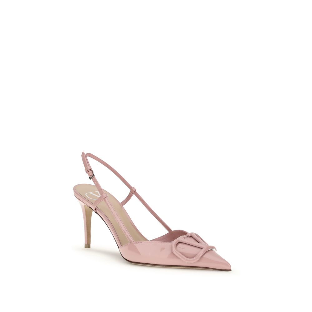 Valentino Garavani Multicolor Calf Leather Bos Taurus Lace-Up